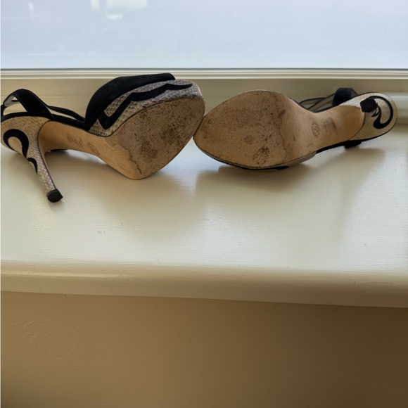 Bally snakeskin and suede sandals - Picture 10 of 10